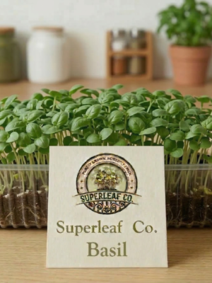 basil live Basil Microgreens: The Gourmet Herb Reinvented