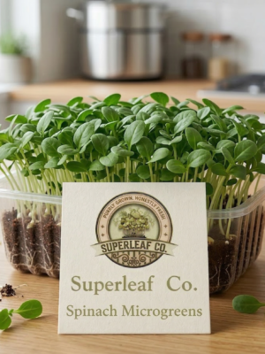 spinach live Spinach Microgreens: The Gentle Energy Booster