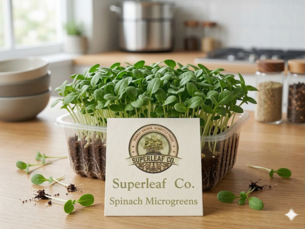 spinach live Spinach Microgreens: The Gentle Energy Booster
