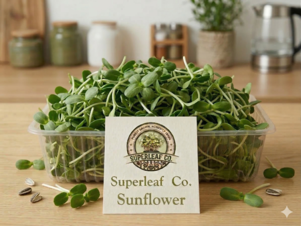 Sunflower Microgreens – Nutty, Crunchy & Protein-Rich