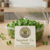 turnip cut Turnip Microgreens: The Gentle Detoxifier