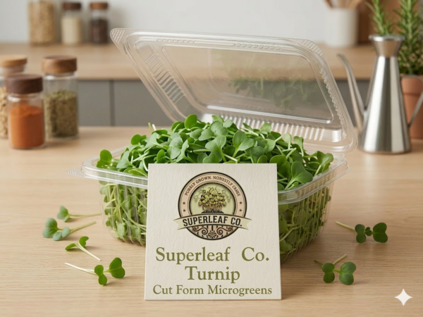 turnip cut Turnip Microgreens: The Gentle Detoxifier